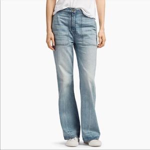 James perse standard high waist wide leg light wash jeans Sz.27